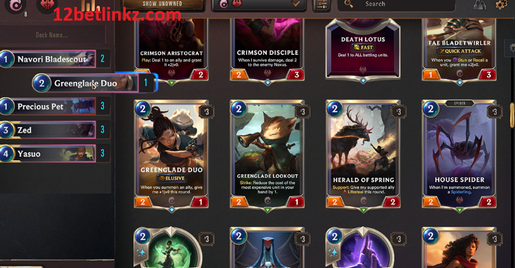 Lựa Chọn Hoàn Hảo Cho Các Tín Đồ Thẻ Bài Game Huyền Thoại Runeterra Tại 12bet 1 Screenshot 29