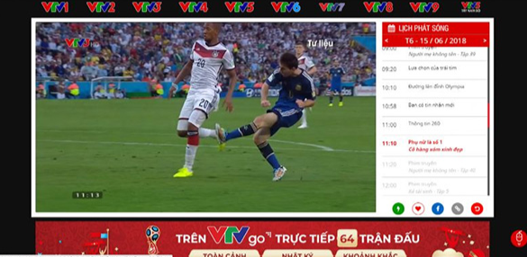 Ứng dụng VTV Go