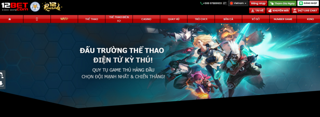12bet 1 dat cuoc truc tuyen tai nha cai 12bet