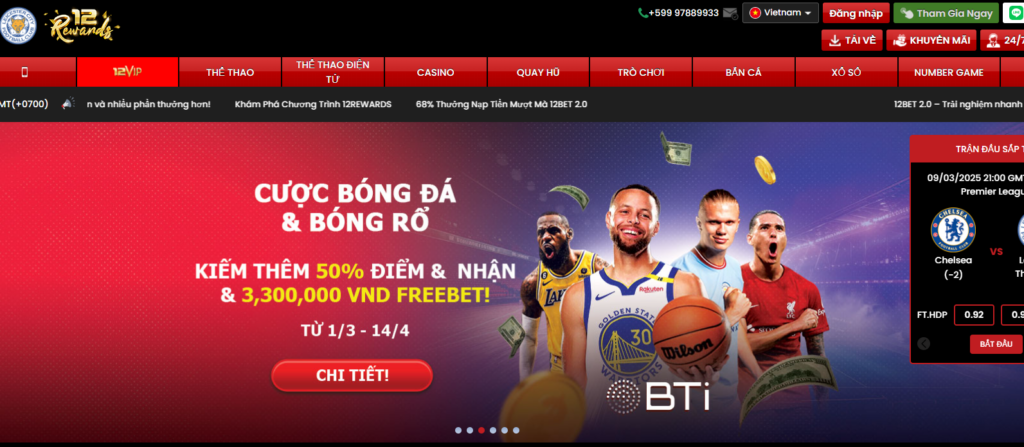 12bet 2 giao dien nha cai dinh cao 12bet